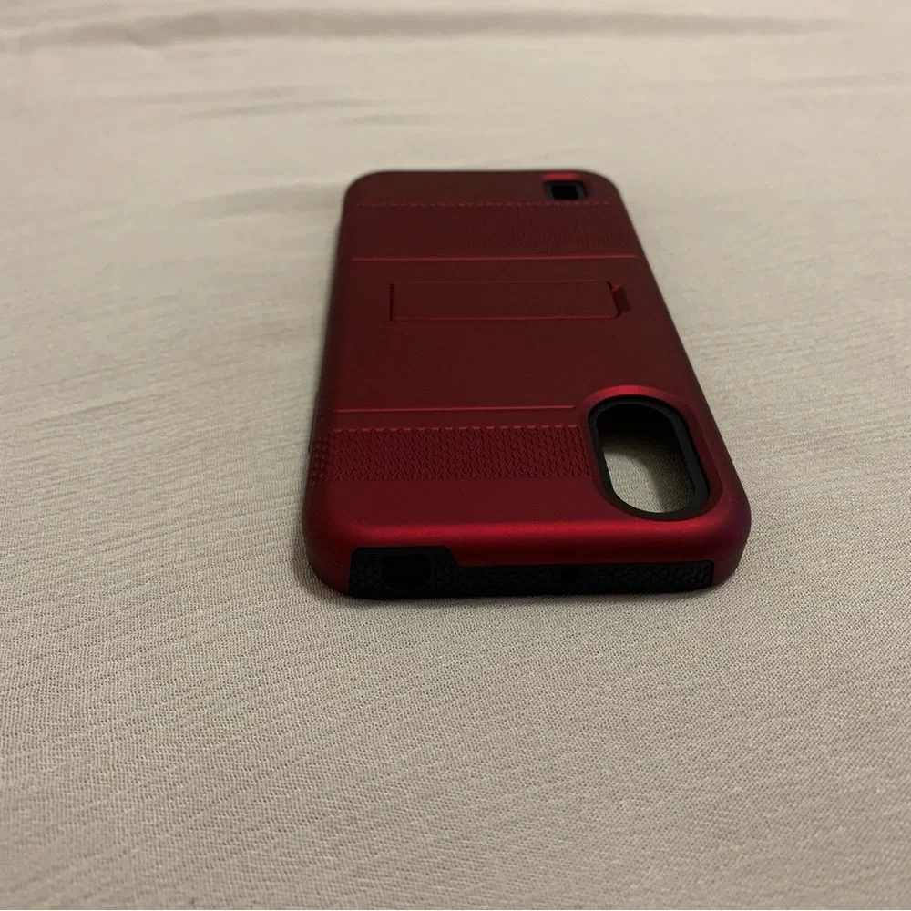 Samsung Galaxy A01 KICK+| Dual-Layer Protective Kickstand Case Metro by T-Mobile